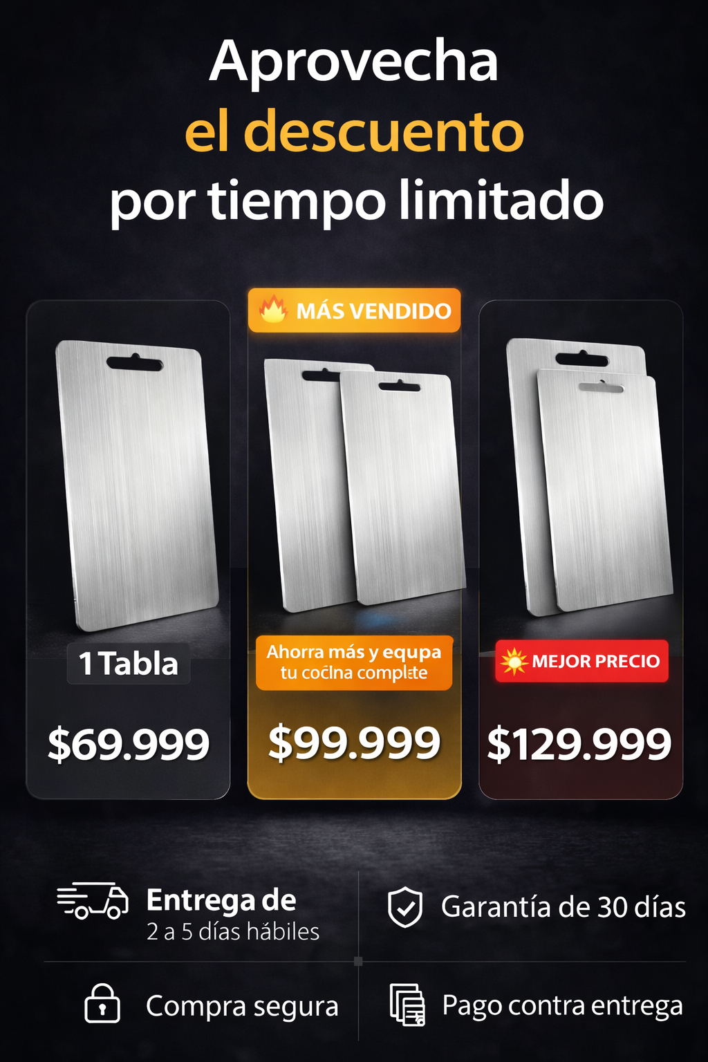 Tabla Para Picar SteelCut Pro