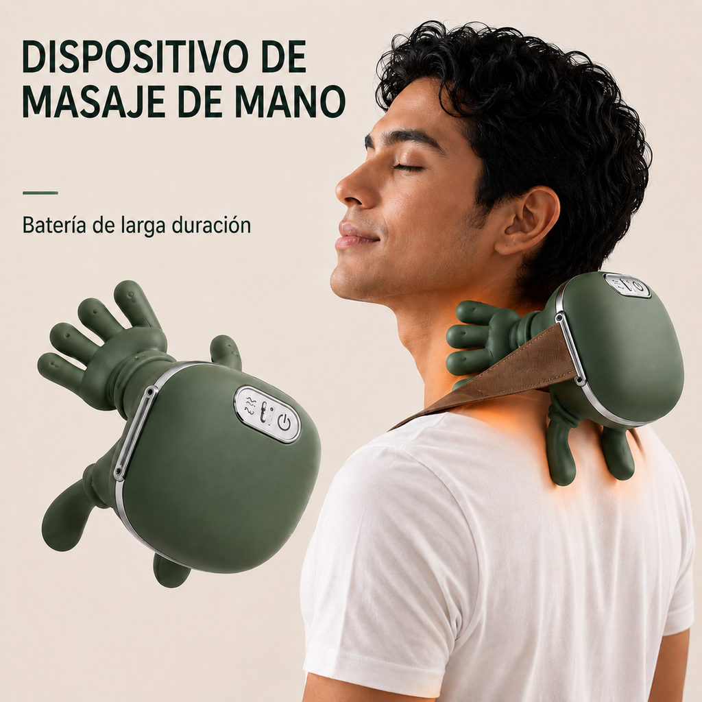 Masajeador Zenvora. Masaje de tejido profundo + Calor Terapéutico Inteligente